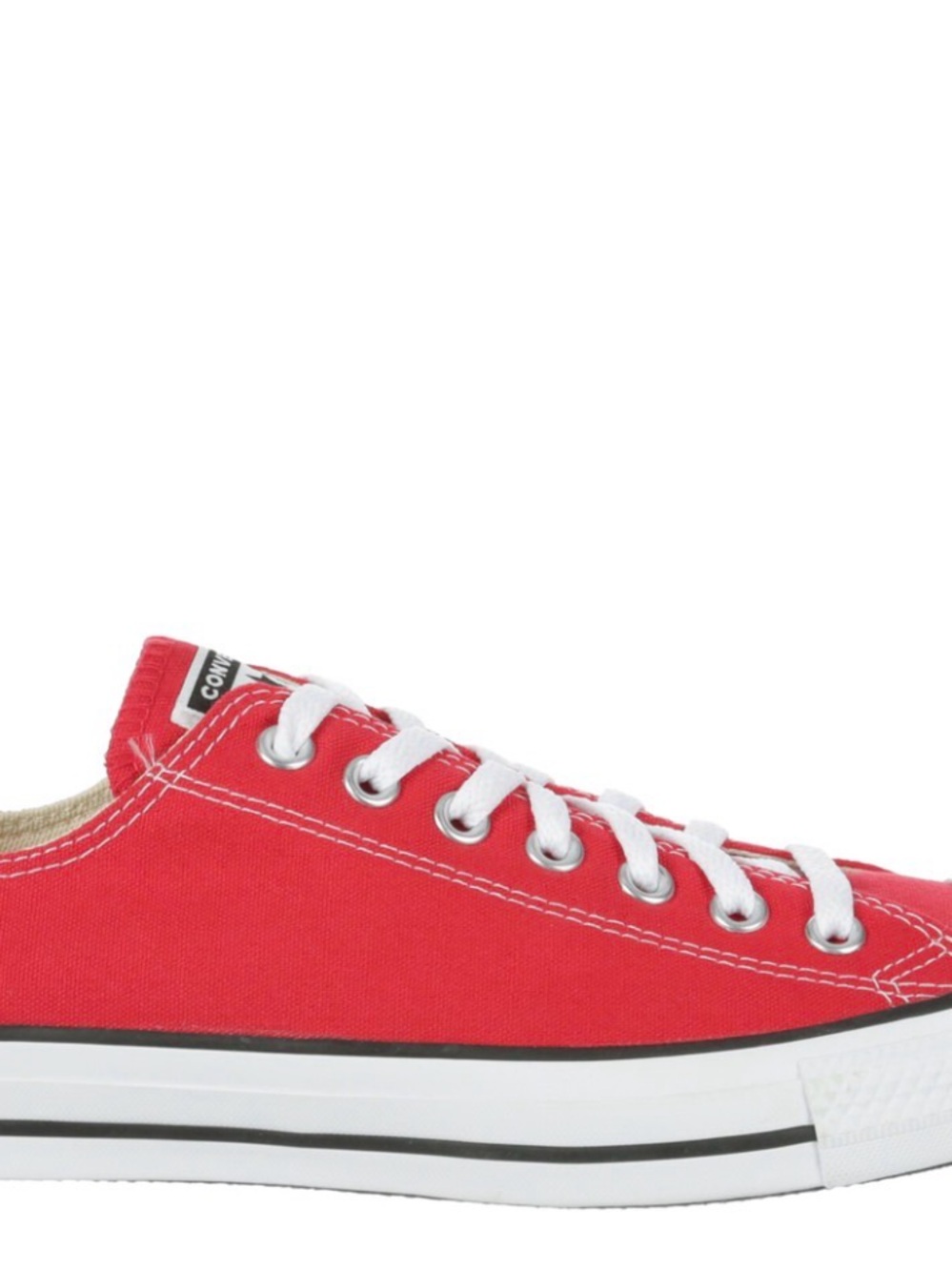 Converse Kids Red Low-Top Canvas Sneakers - Picture 6 of 6